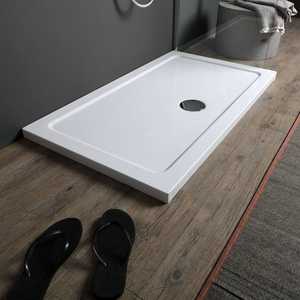 Aosta 70X90 <b>White</b> Shower <b>Tray</b> Made of Acrylic and ABS <b>Bath</b> & Toilet Supplies - Product Image 2