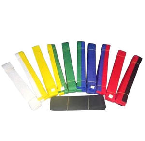 Ceintures de Jiu-Jitsu de qualité supérieure, écologiques, 100% coton, arts martiaux, personnalisables, unisexe, ceinture adulte, logo personnalisé - Product Image 3