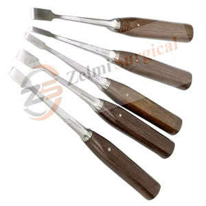 Mini cinceles ZELMI Lexer, juego de cinceles de acero inoxidable alemán de alta calidad, mango Ferrozell de 46, 8, 10, 12mm, longitud total, 18cm, potencia Manual - Product Image 2