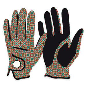 Guantes de golf blancos de cuero sintético a precio de fábrica, guantes de golf duraderos sublimados con logotipo personalizado de gran calidad para adultos - Product Image 1
