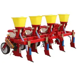 Quality Tractor farm Mounted 4 rows corn planter zero till corn seeder for walking tractor.