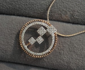 IGI Certifié 18K Or Rose Diamant Naturel Pendentif Boucles D'oreilles Ensemble Élégant Bijoux De Mariée Authentique Poinçonné Femmes De Luxe - Product Image 1