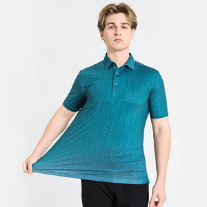 Polo de golf pour homme de bonne qualité, design personnalisé gratuit, impression par sublimation complète, meilleur prix, faible MOQ - Product Image 2
