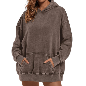 Sudaderas con capucha para mujer, respetuosas con el medio ambiente, de buena calidad, diseño personalizado, básico, mezcla de algodón, ajuste cómodo, sudaderas con capucha para mujer - Product Image 1