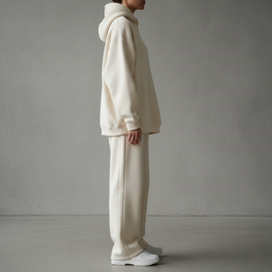 Sweat à capuche oversize en molleton de coton épais 480 GSM, délavé à l'acide, imprimé, vierge, écologique, personnalisable avec logo, qualité supérieure - Product Image 3