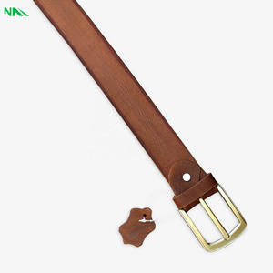 Haute qualité personnalisé écologique Durable 3.3cm largeur ceinture pour hommes femmes solide motif peau de vache cuir Style formel boucle en alliage - Product Image 4