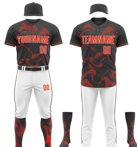 Vente en gros d'uniformes de baseball personnalisés | Kit de sublimation maillot et pantalon | Vêtements d'équipe en polyester respirant à séchage rapide OEM - Product Image 5