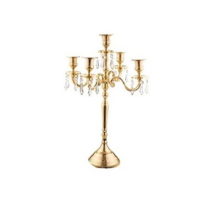 Candélabre de couleur argent en aluminium à 5 bras de conception fantastique Candélabre de taille et de forme personnalisées de qualité exclusive - Product Image 4