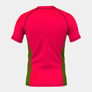 Logotipo personalizado Rash Guard Mma camisa de compresión de manga corta con protección UV sublimación de impresión MMA Rash Guard camisas para hombres - Product Image 4