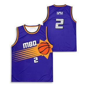 Completo da Basket Personalizzato, Set di Squadra con Stampa Digitale, Asciugatura Rapida, Traspirante, 100% Poliestere, Maglia da Basket Senza Maniche - Product Image 2