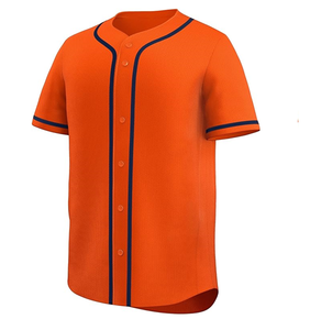 Camiseta de Béisbol para Hombre, Camisas Casuales con Botones, Manga Corta, Uniforme Deportivo Activo para Equipo - Product Image 2