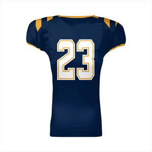 Maillots de football américain Mesh respirant Quick Dry 100% Polyester Printed Sets Sublimation Technique - Product Image 3