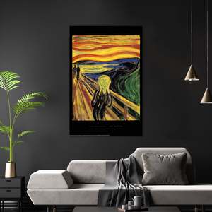 Modern Style Edvard Munch the Scream <b>Poster</b> Paper Design for Wall Usage - Product Image 2