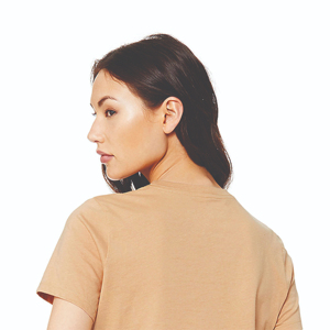 T-shirt pour femme sur mesure de qualité supérieure coupe ajustée et design confortable à porter toute la journée pour l'été - Product Image 6