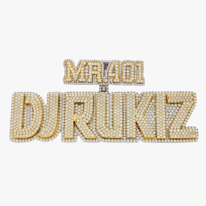 Colgante Hip Hop de oro blanco/rosa de 10 quilates personalizado Unisex con diamantes naturales de 1,11 quilates, Joyería de diamantes de 12GM a la moda - Product Image 5