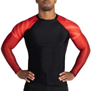 2025 personalizado MMA Rashguard totalmente sublimación BJJ manga completa protectores transpirables al por mayor - Product Image 1
