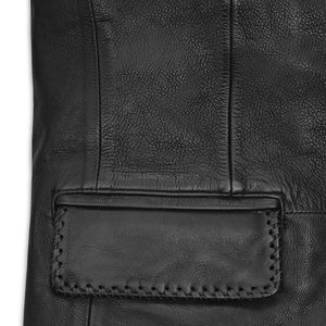 Veste en cuir pour homme, nouveau design, veste en cuir véritable, prix bas, matière en cuir, manches longues, vêtements de rue, veste d'hiver - Product Image 3