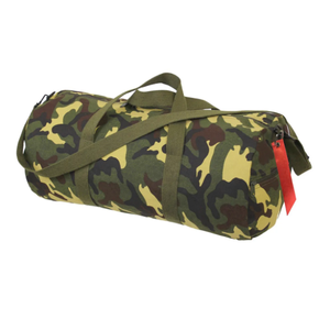 Bolsa de viaje deportiva de gimnasio de gran espacio al por mayor personalizada de alta calidad bolsa de lona de algodón duradera para viajar - Product Image 1