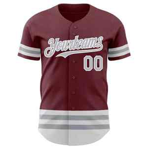 Baseball Jersey for Unisex Pakistan Made Best Quality Wholesale Customized Team Name & Brand V-neck Breathable Quick Dry - Product Image 3