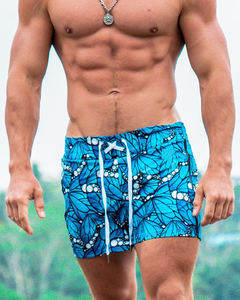 Short de bain imprimé par sublimation de haute qualité Design personnalisé Short en polyester pour hommes Short de bain à séchage rapide pour hommes - Product Image 3