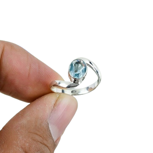 แฟชั่น unisex รูปไข่เซอร์คอนแพลตตินัมชุบ925อัญมณีเงินสเตอร์ลิงแฮนด์เมดแหวนหมั้นเครื่องประดับสำหรับงานเลี้ยง - Product Image 1