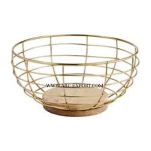Premium Quality Made of Rattan Table Top Home Decorative <b>Fruit</b> <b>Storage</b> Basket Marvelous Designing Round Shape Home Basket - Product Image 3