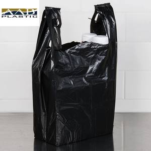Bolsas de basura de camiseta negra, bolsas de basura de cocina, bolsas de basura de alta calidad para venta al por mayor - Product Image 5