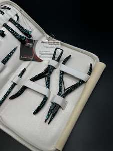 Ensemble d'outils d'extension de cheveux en acier inoxydable personnalisés, y compris pinces à micro-maillons, pinces, boucles de ciseaux pour usage commercial humain - Product Image 6