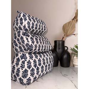 Juego de 3 Bolsas Organizadoras de Maquillaje de Lino Boho con Estampado Artesanal, Portátiles, con Cierre de Cremallera, para Artículos de Aseo y Cosméticos, Ideales para Regalo - Product Image 2