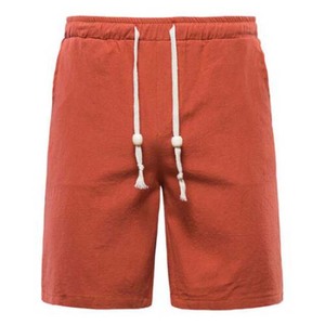 Pantalones cortos de hombre con diseño impreso bordado y logotipo personalizado OEM, pantalones cortos para correr informales, pantalones de playa de verano de algodón para hombre, pantalones cortos de verano - Product Image 1