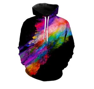 Sudaderas informales con estampado 3D para hombre, sudaderas con capucha de animales de gran tamaño, tela tejida de algodón/mezcla de poliéster, ecológica para - Product Image 2
