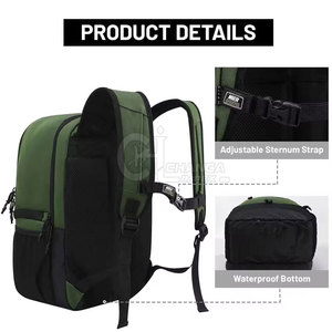 Sac à dos de sport unisexe personnalisé avec fermeture éclair et doublure en coton, design léger et écologique, meilleur prix de gros - Product Image 4