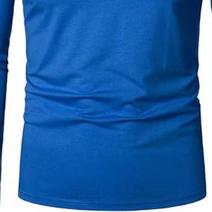 Polo de manga larga con impresión por sublimación de pieza completa de alta calidad para hombre, logotipo personalizado - Product Image 6