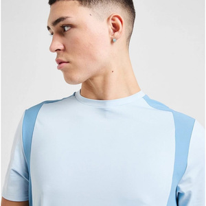 Vente en gros 100% coton biologique t-shirts pour hommes Gym Fitness vêtements en vrac t-shirts vierges de haute qualité logo personnalisé t-shirt actif - Product Image 4