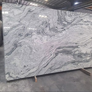 Producto pulido de granito blanco Viscon de estilo de diseño moderno y Premium disponible en forma de losa grande - Product Image 1