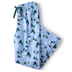 ชุดนอนผ้าฝ้าย100% สำหรับผู้หญิงสีม่วงพร้อมสายรัดเอวผ้ายืดมีกระดุมสามเม็ด - Product Image 4