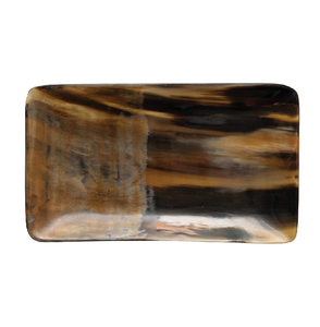 Bandeja de Servir de Cuerno de Búfalo, Diseño Curvo, Grabado Brillante, para Bodas, 2 Piezas, Moderna y Personalizable - Product Image 5