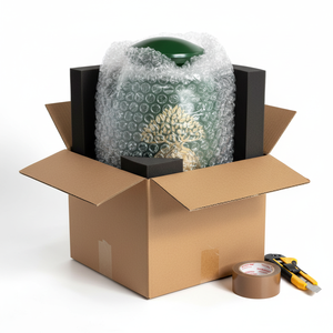 Urne funéraire écologique de conception moderne européenne Green Tree Life, artisanale en laiton et aluminium, pour cendres d'adultes, commémorative et digne - Product Image 5