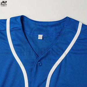 Nouveau maillot de baseball personnalisé, respirant, de haute qualité, couleur et logo personnalisés, unisexe - Product Image 6