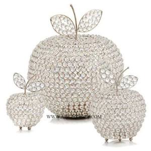 Ensemble De 2 Accessoires De Table En Métal Brillant Poli Bougie Votive Titulaire Feuille Conception Décoration Intérieur Éclaircissant Chandelier - Product Image 5