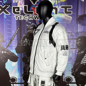 Chaqueta de Béisbol y Bomber de Satén para Hombre, Nueva Colección 2026, Estilo Techwear, 100% Poliéster, Duradera y Elegante, con Cierre, para Hombre - Product Image 5