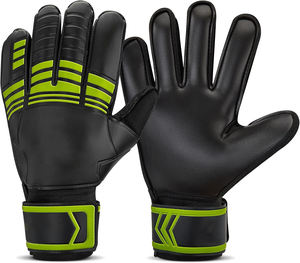 New High Quality Latex Football Goalkeeper Gloves Breathable Non-Slip Design Full Finger Outdoor Use Customizable Colors Logo - Product Image 1