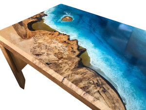 Conception unique superbe de table basse de résine époxyde de style d'ange de qualité pour des meubles de maison ou d'hôtel - Product Image 4