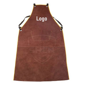 Leather Made <b>Work</b> Wear Safety <b>Aprons</b> Comfortable Lightweight Breathable Cheap Price Safety <b>Aprons</b> Made In Pakistan - Product Image 1