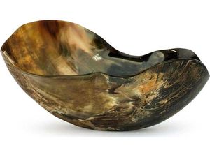 CUENCO DE CUERNO DE BÚFALO NATURAL DE CALIDAD DE PALABRA CLAVE Disponible en todos los tamaños Cuerno indio Artesanía Cuenco de cuerno decorativo para el hogar y - Product Image 6