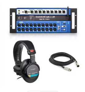 Digital Mixer Multi-Track USB Recorder <b>Wireless</b> Control DJ <b>Controller</b> Backlit Display Jog Wheels - Product Image 1
