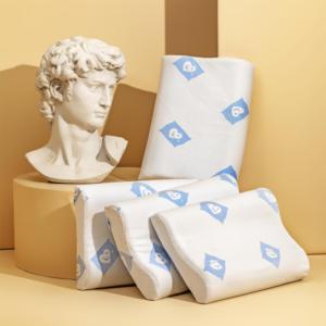 Vague Oreiller Glace Soie Respirant 6D Silicone Mousse Haute Qualité Confortable Ergonomique Cervical Oreiller Lit Dormir Sans Latex - Product Image 6