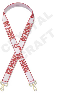 Correas de bolso de cuentas de semillas de oro blanco personalizadas Correa de monedero con cuentas de moda para el día del juego para bolsos - Product Image 6