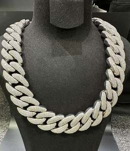 VVS Moissanite 925 Sterling Silver 30MM 22 Pouces Hip-hop Style Princesse Cut Charms That Pass the Diamond Tester - Product Image 2