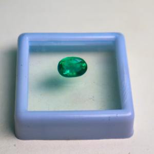Wholesale Natural 7x5mm Emerald Loose Gemstone Zambian Oval Cut Polished <b>Green</b> <b>Jewellery</b> Making Indian Manufacturers 1.40 Carat - Product Image 4